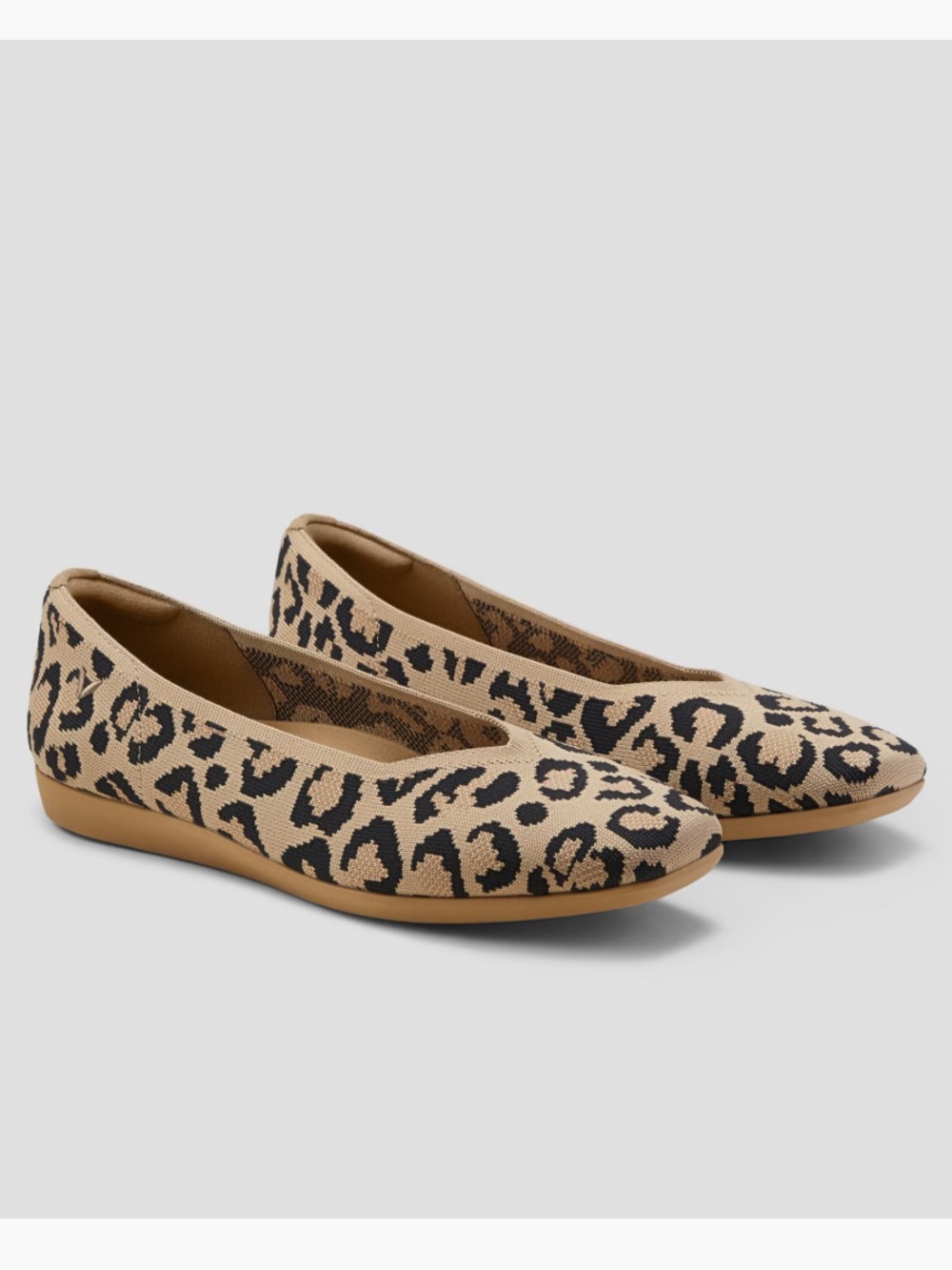 Vivaia Lightweight Square-Toe V-Cut Flats (Margot Walker)